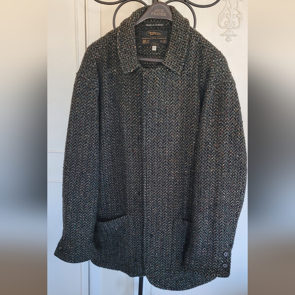 Vintage Studio Donegal Hancrafted & Handwoven Wool Coat